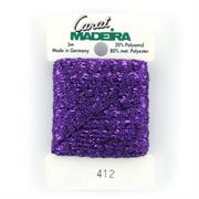 Carat 4mm Hand Embroidery Thread, Col 412 Purple